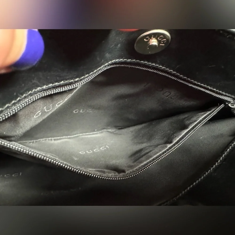 Gucci vintage black shoulder bag